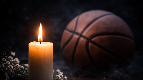 sveča, košarka, žoga