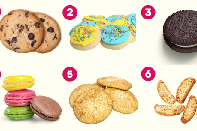 Katere piškote imate najraje? Psihološki test, ki razkriva vaše skrite lastnosti