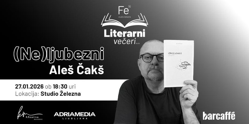 Aleš Čakš literarni večer