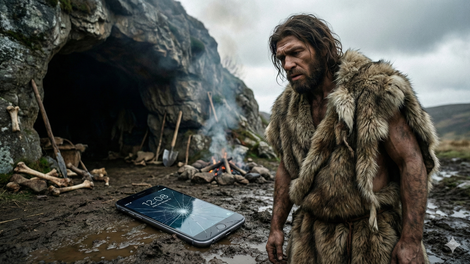 zgodovina arheologija znanost komunikacija mobilno omrezje preteklost 6000 let mobitel clovestvo