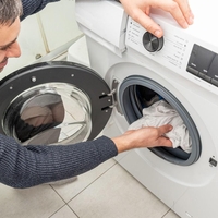 pralni stroj susenje perilo trik nasvet teniska zogica ideja resitev