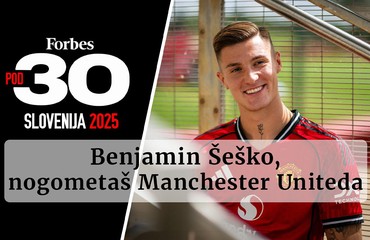Forbes 30 pod 30: Benjamin Šeško, nogometaš Manchester Uniteda