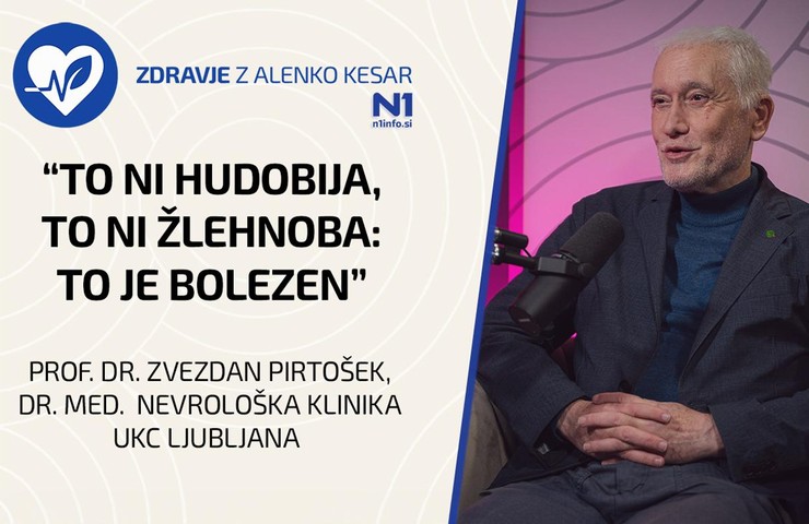 Zdravje z Alenko Kesar: »To ni hudobija, to ni žlehnoba: to je bolezen« (prof. dr. Pirtošek)