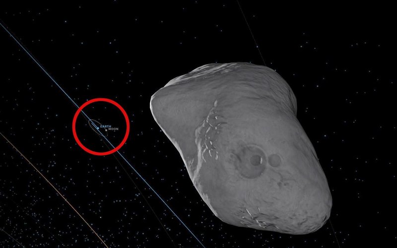 Asteroid 2023 DW vesolje nasa panika preplah valentinovo