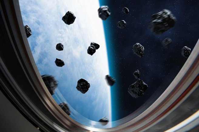 Asteroid 2023 DW vesolje nasa panika preplah valentinovo