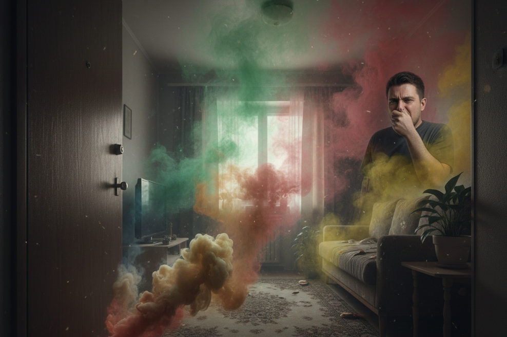 Sosedske težave: "Ne želim se preseliti samo zato, ker sosedje radi kuhajo, ampak zaradi vonja mi gre na bruhanje ..." (foto: AI)