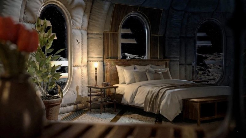 Nočitev nad Zemljo za milijone – tako naj bi bil videti prvi hotel na Luni