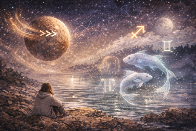 prvi retrogradni Merkur v letu 2026 znamenja vpliv