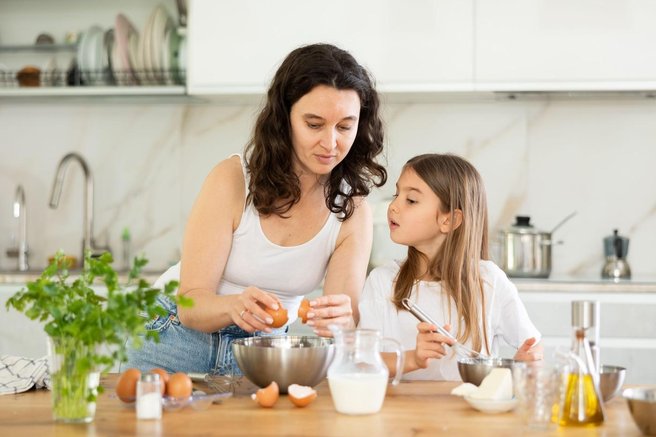 zajtrk priprava jajca