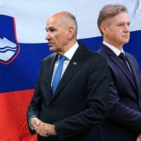 Janez Janša Robert Golob