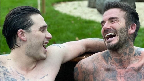 Brooklyn Beckham tetovaža oče David Beckham