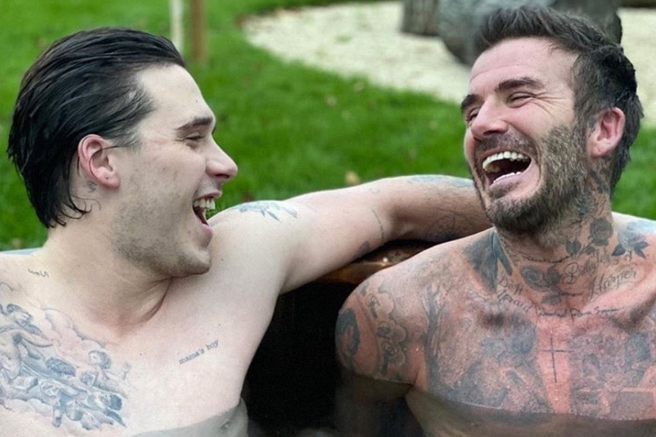 Brooklyn Beckham tetovaža oče David Beckham