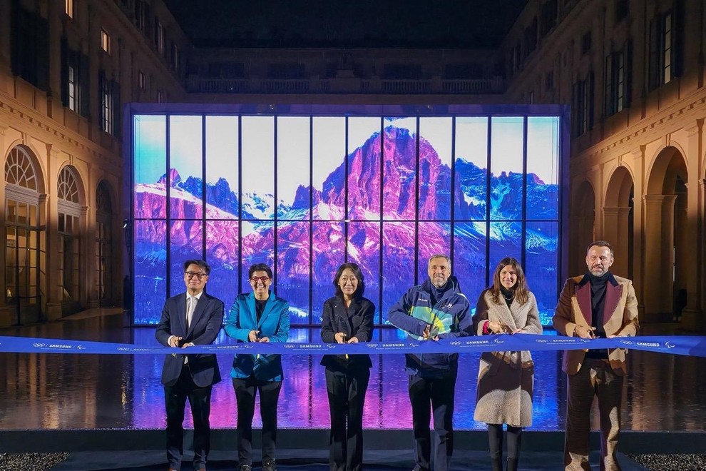 hiša Samsung olimpijske igre Milano