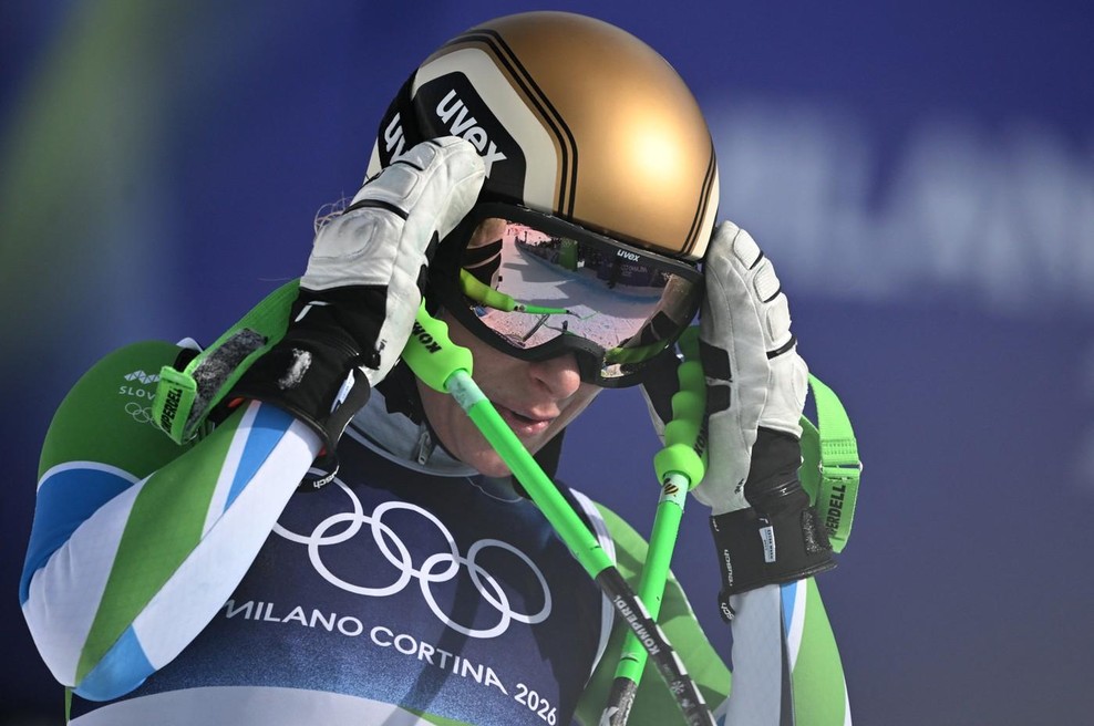 Padec na prvem treningu olimpijskega smuka: Ilka Štuhec storila napako in pristala v snegu (foto: Profimedia)