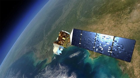nasa posnetek satelit zima objem sneg mraz carolina zda vesolje