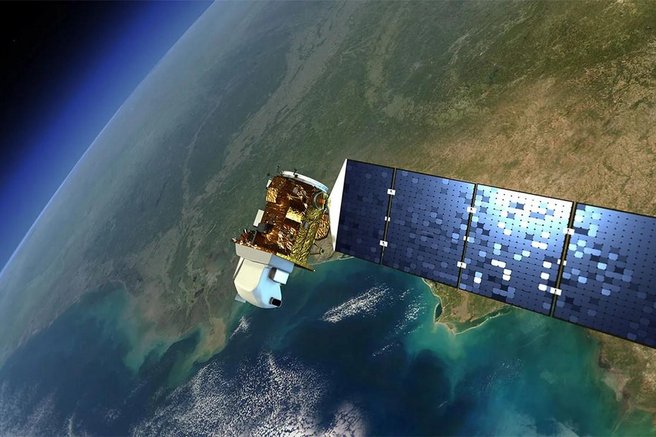 nasa posnetek satelit zima objem sneg mraz carolina zda vesolje