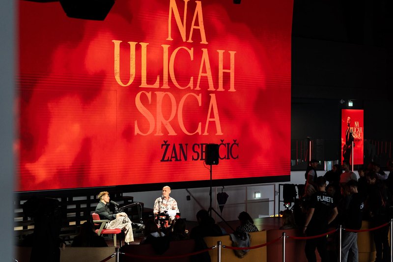 Žan Serčič odiseja predstavitev album Na ulicah srca