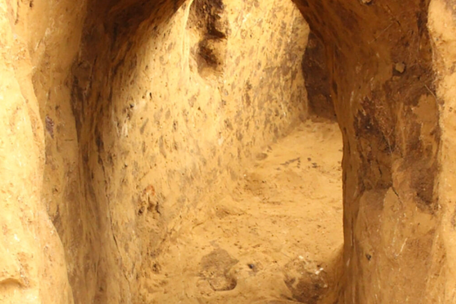 arheologija nemcija najdba vetrne elektrarne skrivni tunel zgodovina clovestvo