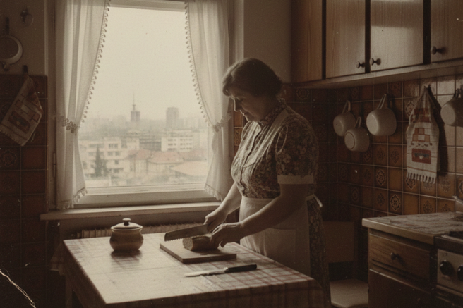 jugoslavija kuhinja mast kruh malica obed hrana paprika recept