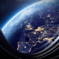 nasa vesolje zemlja veliki kanjon prizor sneg zima fotografija