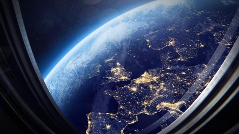 nasa vesolje zemlja veliki kanjon prizor sneg zima fotografija