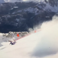 Lindsey Vonn olimpijske igre ZDA smuk smucanje padec bolecine helikopter