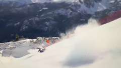 Lindsey Vonn olimpijske igre ZDA smuk smucanje padec bolecine helikopter