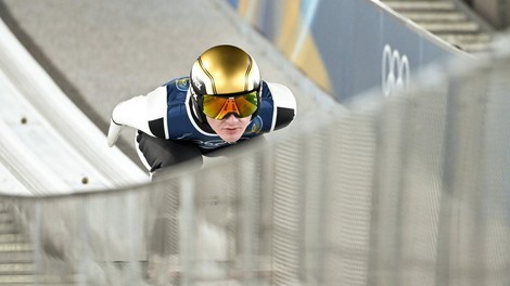 domen prevc olimpijske igre italija slovenija skoki medalja razocaranje stopnicke tekmovanje