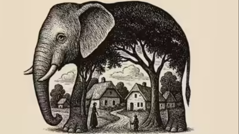 Kaj najprej zagledate na sliki? Optična iluzija, ki razkriva vašo pravo naravo