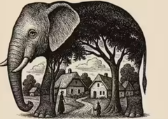 Kaj najprej zagledate na sliki? Optična iluzija, ki razkriva vašo pravo naravo