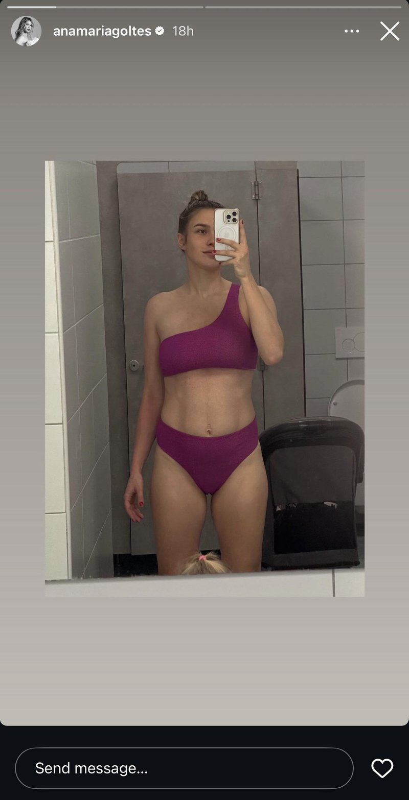 Anamaria Goltes kopalke po porodu