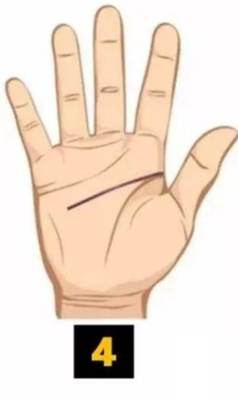 4. Črta razuma Močna in dolga črta razuma kaže na bister um, odločnost, dober spomin, inteligenco, intuicijo, močno voljo, preudarnost, …