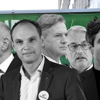 Janez Janša, Robert Golob, burek