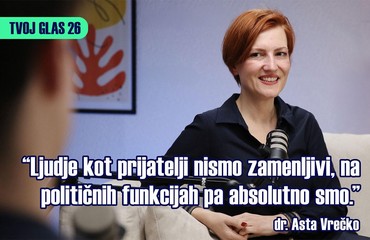 Asta Vrečko v podkastu Tvoj glas 26 o vojni, mladih in prelomnem letu 2026: "Svet gori, mi pa molčimo!"