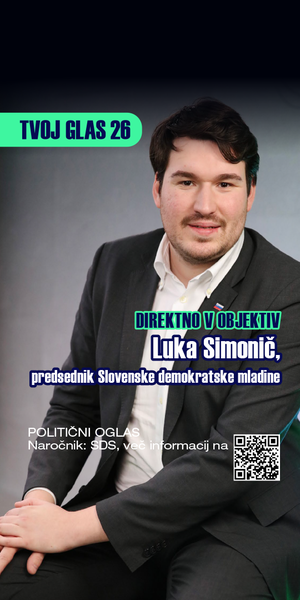 Luka Simonič iz SDM pravi, da brez posluha za mlade ni prihodnosti Slovenije
