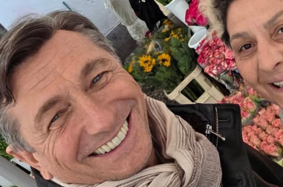 Ljubljanski ljubezenski trikotnik - na tržnici izpovedala ljubezen Borutu Pahorju, sosed pa: "Ona ljubi Zorana!" (foto: Instagram/Borut Pahor)