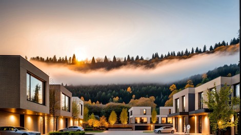 Soseska Pod Šmarno goro: sodobna novogradnja na sončni strani Šmarne gore