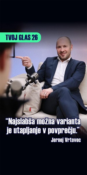 Jernej Vrtovec v podkastu Tvoj glas 26 o državi, ki mora nehati nagrajevati povprečje: "Če kaznuješ delo, ne moreš pričakovati dobrih rezultatov"
