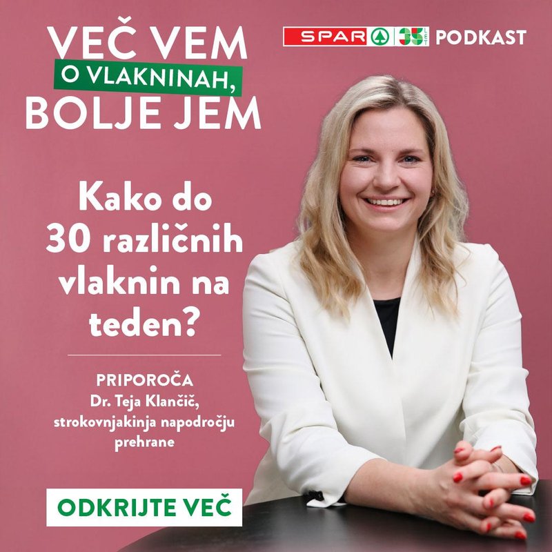 Pri projektu Več vem, bolje jem bo dr. Teja Klančič tudi v drugi sezoni ponudila dragocene nasvete za pravo izbiro živil
