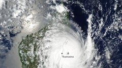 nasa ciklon madagaskar vesolje satelit posnetek afrika