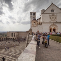 Assisi bazilika Francisek Asiski