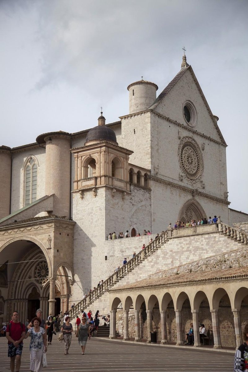 Assisi bazilika Francisek Asiski