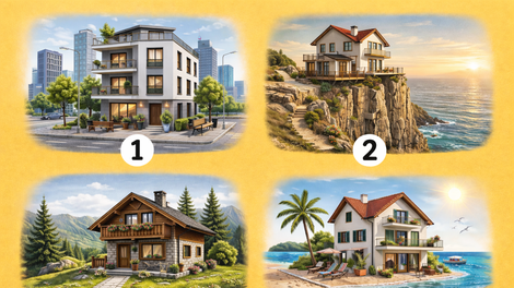 Katero hišo bi izbrali? Test, ki razkrije, kaj vam v življenju največ pomeni