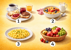 Kaj bi jedli za zajtrk? Test, ki razkrije, kakšna oseba ste v resnici