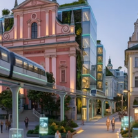 Drzna vizija: tako bi bila lahko videti Ljubljana leta 2100