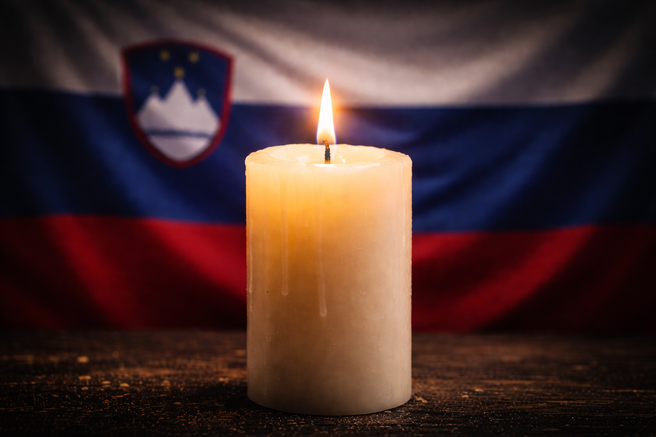 sveča, zastava