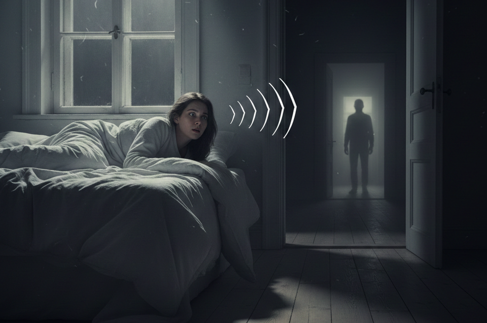 Zbudila se je in zaslišala korake po hiši - še en šok je sledil, ko je ugotovila, da … (resnična zgodba, ob kateri zaledeni kri) (foto: AI)