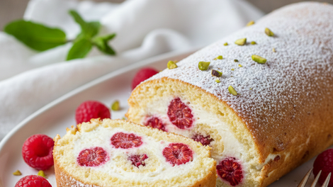 Spomladanska sladka rulada, ki se topi v ustih: zaradi tega dodatka je res nekaj posebnega