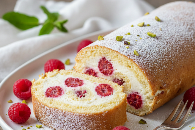 Spomladanska sladka rulada, ki se topi v ustih: zaradi tega dodatka je res nekaj posebnega