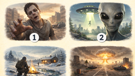 Katero apokalipso bi izbrali? Preizkus, ki pokaže, iz kakšnega testa ste